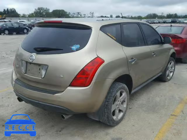 2005 NISSAN MURANO SL JN8AZ08T15W322549 зображення 3