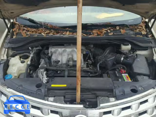 2005 NISSAN MURANO SL JN8AZ08T15W322549 зображення 6