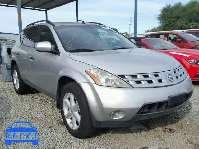 2004 NISSAN MURANO SL JN8AZ08W44W330492 image 0