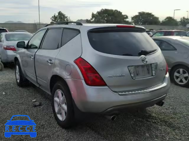 2004 NISSAN MURANO SL JN8AZ08W44W330492 image 2