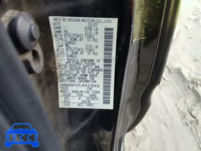 2007 NISSAN FRONTIER K 1N6BD06T47C442946 image 9