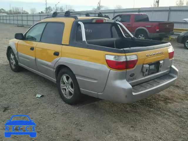 2003 SUBARU BAJA SPORT 4S4BT62CX37112158 image 2