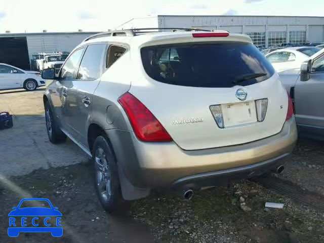 2005 NISSAN MURANO SL JN8AZ08T95W315607 image 2