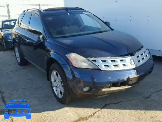 2003 NISSAN MURANO SL JN8AZ08W83W231088 image 0