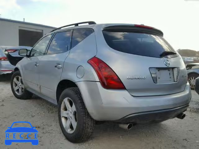 2005 NISSAN MURANO SL JN8AZ08W15W423178 image 2
