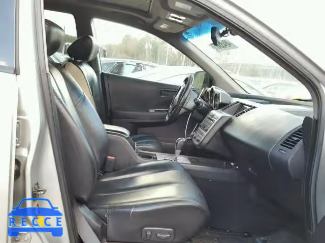 2005 NISSAN MURANO SL JN8AZ08W15W423178 image 4