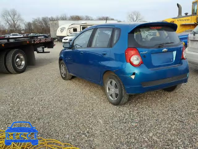 2009 CHEVROLET AVEO LS KL1TD66E29B645586 Bild 2