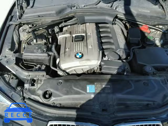 2007 BMW 525 I WBANE53507CW59956 зображення 6