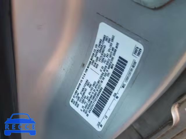 2001 NISSAN QUEST GLE 4N2ZN17TX1D808880 image 9