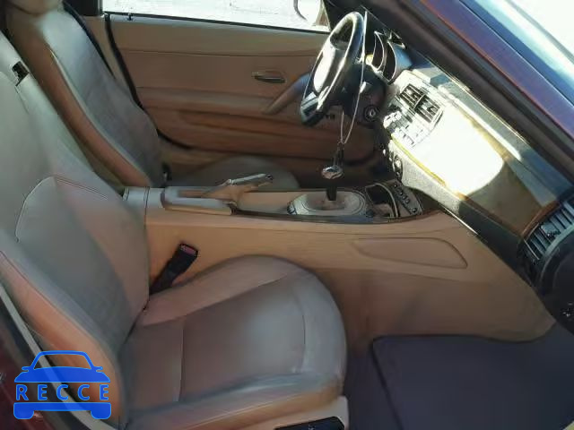 2005 BMW Z4 2.5 4USBT33545LR70149 зображення 4