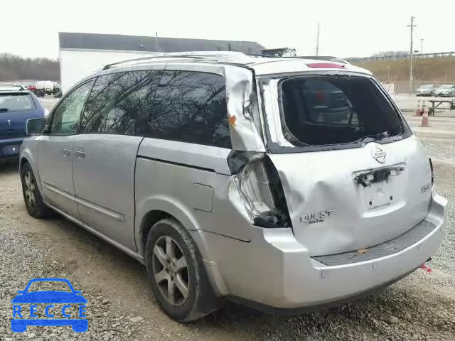 2007 NISSAN QUEST S 5N1BV28U57N137201 Bild 2