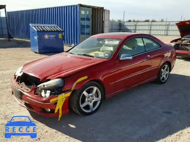 2007 MERCEDES-BENZ CLK 550 WDBTJ72H27F218047 image 1