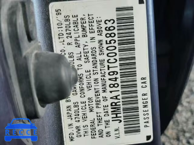 1996 HONDA ODYSSEY BA JHMRA1849TC005863 Bild 9