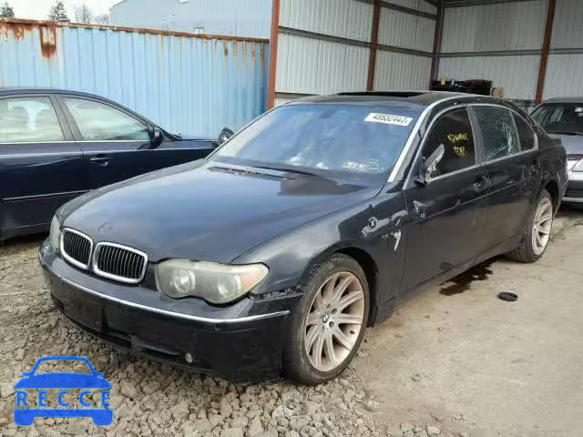 2003 BMW 745 LI WBAGN63433DR19471 image 1