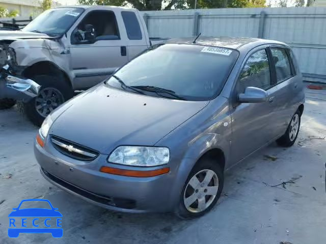 2008 CHEVROLET AVEO BASE KL1TD66628B222773 image 1