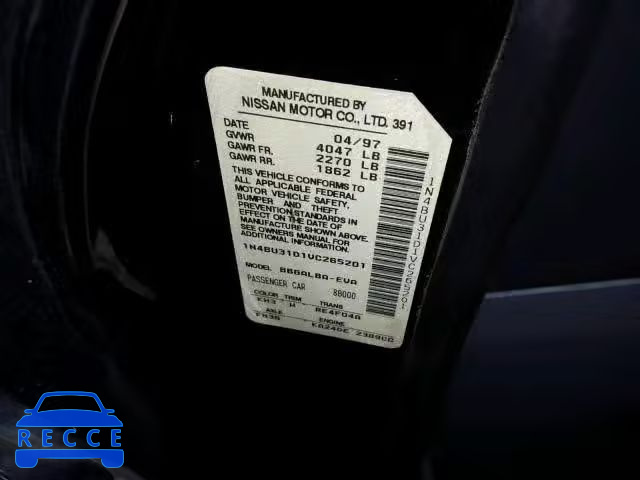 1997 NISSAN ALTIMA XE 1N4BU31D1VC265201 image 9