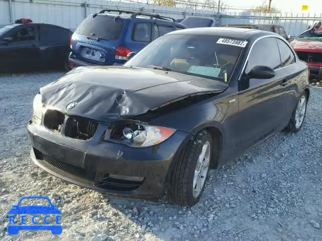 2008 BMW 128 I WBAUP73518VF09879 image 1