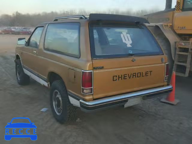 1985 CHEVROLET BLAZER S10 1G8CT18B9F0142706 image 2