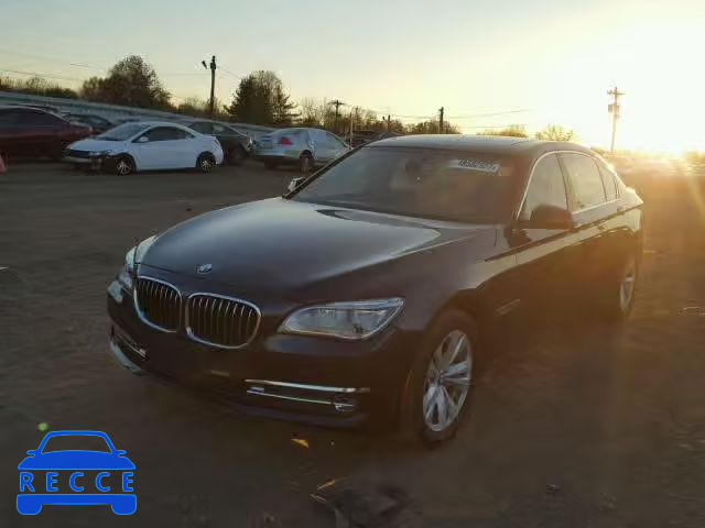 2015 BMW 740 LXI WBAYF4C59FG291787 зображення 1