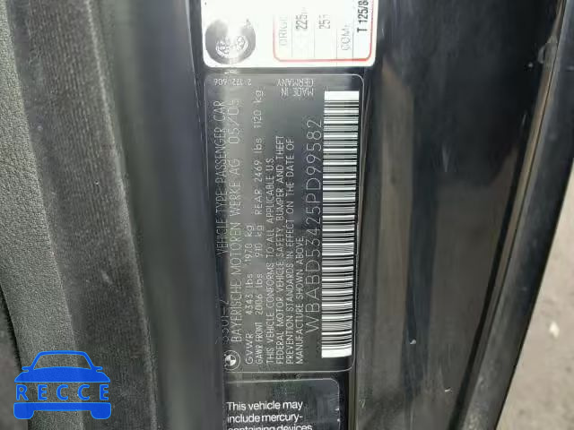 2005 BMW 330 CI WBABD53425PD99582 image 9