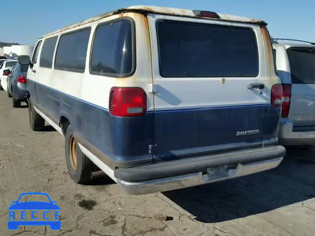 1997 DODGE RAM VAN B3 2B7KB31Z7VK525130 зображення 2