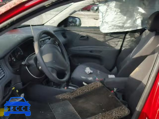 2009 KIA RIO BASE KNADE223396501252 image 4