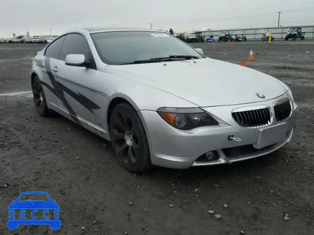 2004 BMW 645 CI AUT WBAEH73464B190836 зображення 0