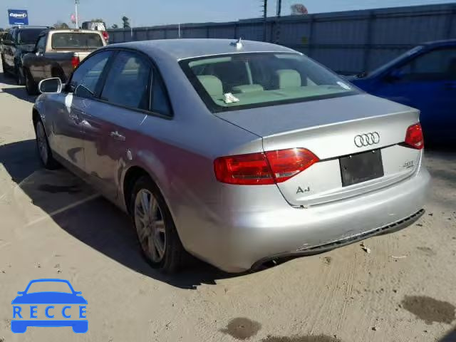 2011 AUDI A4 PREMIUM WAUBFAFL2BN042641 зображення 2