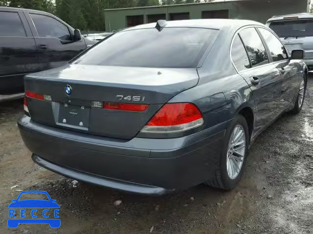 2004 BMW 745 I WBAGL63474DP70408 зображення 3