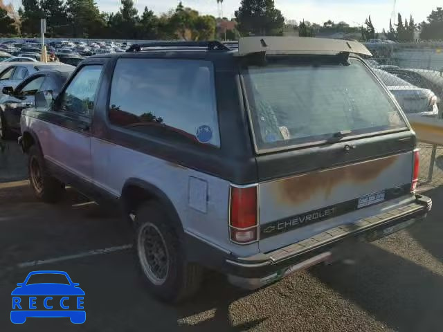 1991 CHEVROLET BLAZER S10 1GNCS18Z0M8192809 image 2