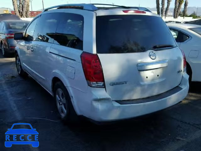 2007 NISSAN QUEST S 5N1BV28U47N129431 Bild 2