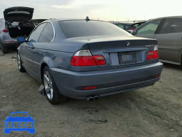 2004 BMW 325 CI SUL WBABV13484JT22347 зображення 2