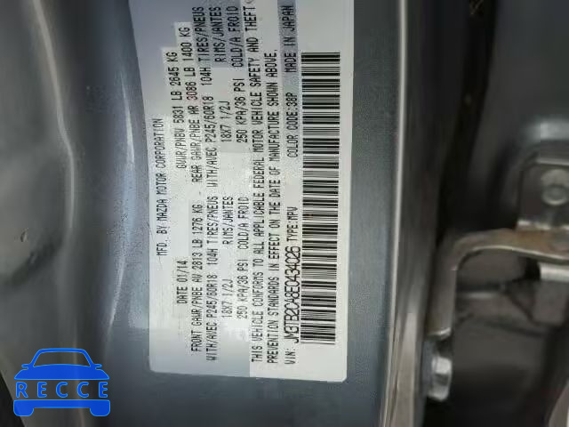 2014 MAZDA CX-9 TOURI JM3TB2CA8E0434026 image 9