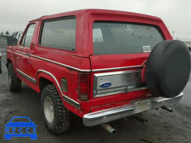 1983 FORD BRONCO U10 1FMEU15G3DLA04100 image 2