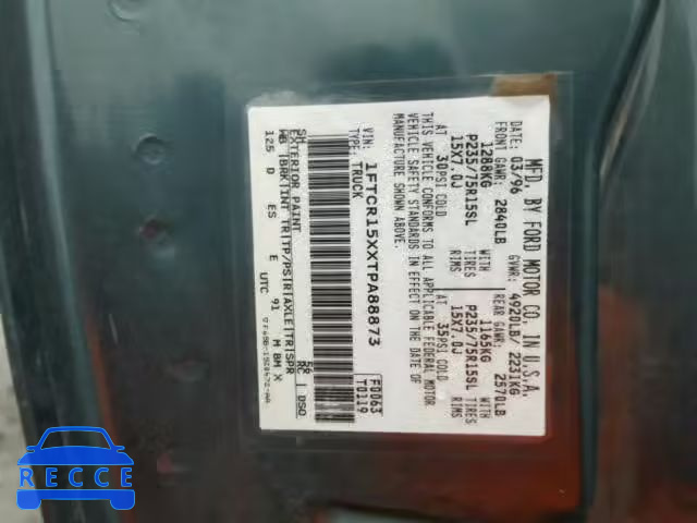 1996 FORD RANGER SUP 1FTCR15XXTPA88873 image 9
