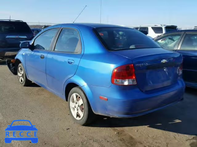 2005 CHEVROLET AVEO BASE KL1TD52675B383499 Bild 2