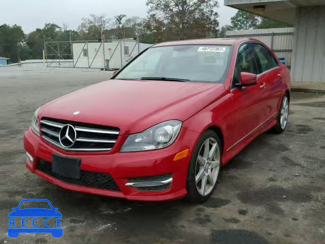 2014 MERCEDES-BENZ C 250 WDDGF4HB7EA957310 зображення 1