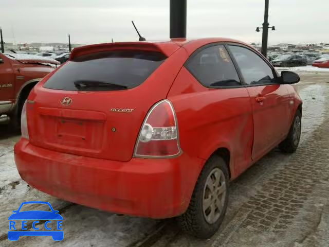 2008 HYUNDAI ACCENT BAS KMHCN35CX8U090213 image 3