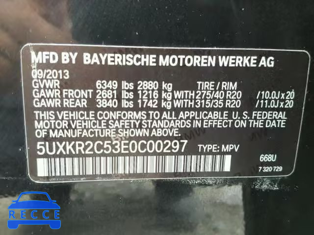 2014 BMW X5 SDRIVE3 5UXKR2C53E0C00297 Bild 9