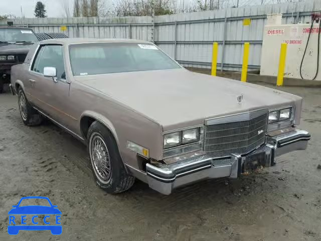 1984 CADILLAC ELDORADO 1G6AL5782EE639031 зображення 0