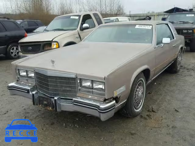 1984 CADILLAC ELDORADO 1G6AL5782EE639031 image 1