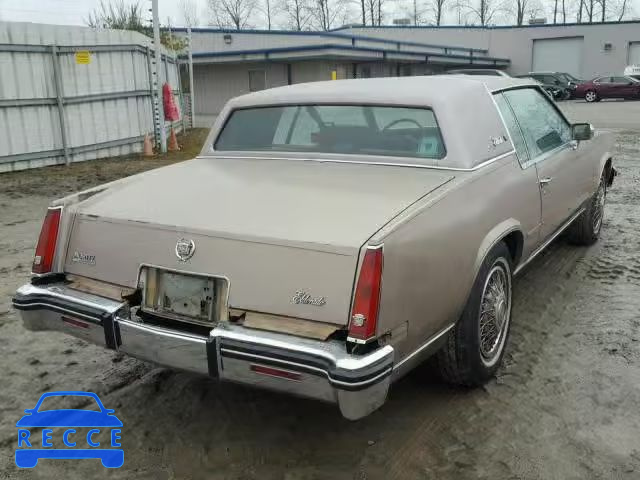 1984 CADILLAC ELDORADO 1G6AL5782EE639031 image 3