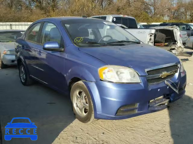 2009 CHEVROLET AVEO LS KL1TD56E19B606336 зображення 0