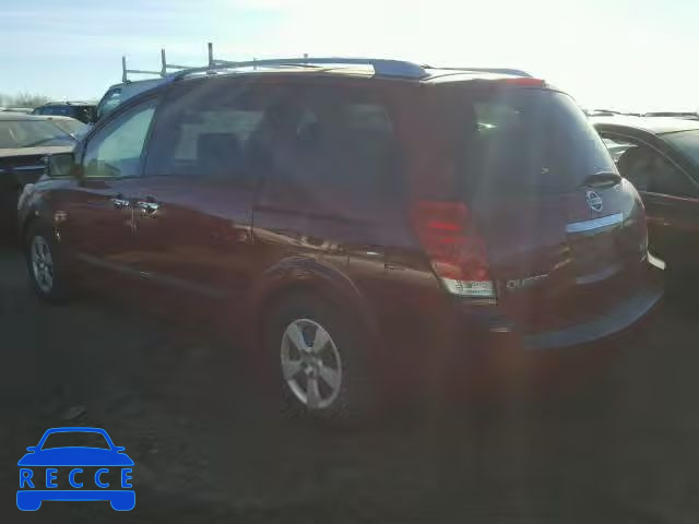 2007 NISSAN QUEST S 5N1BV28U57N105333 Bild 2