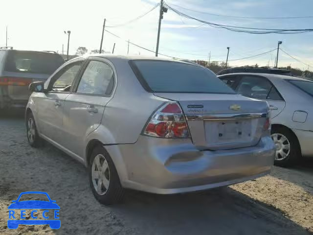 2009 CHEVROLET AVEO LS KL1TD56E59B365395 image 2