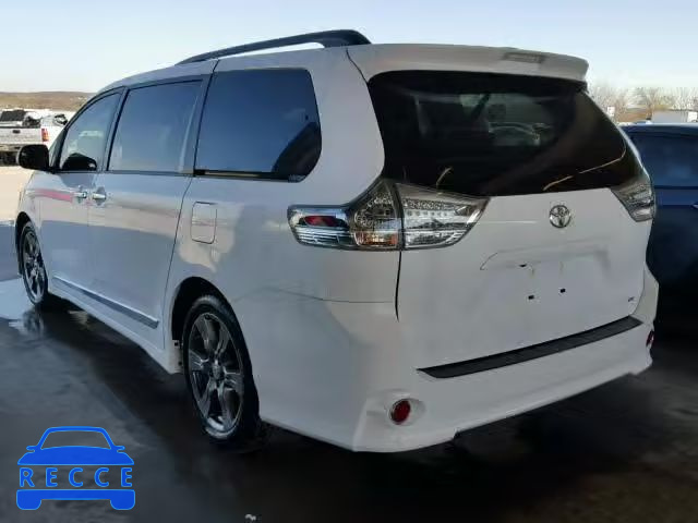 2017 TOYOTA SIENNA SE 5TDXZ3DC7HS860156 зображення 2