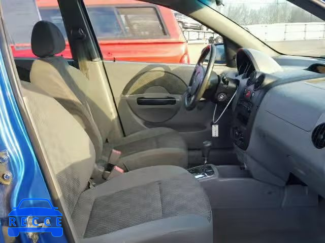 2005 CHEVROLET AVEO BASE KL1TD62625B285549 зображення 4