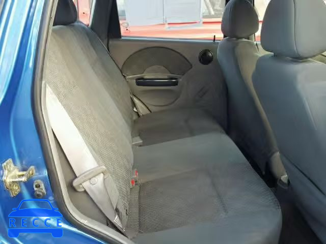 2005 CHEVROLET AVEO BASE KL1TD62625B285549 зображення 5