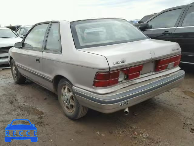 1988 DODGE SHADOW 1B3BS44D2JN176979 Bild 2