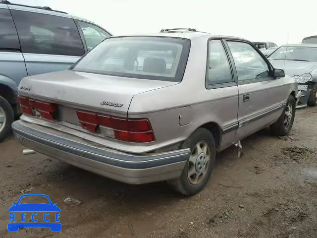 1988 DODGE SHADOW 1B3BS44D2JN176979 image 3